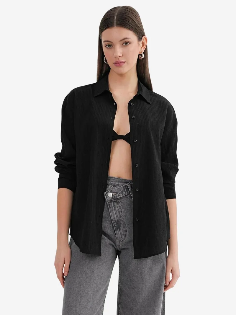 Mixray Relaxed Fit Poplin Shirt
