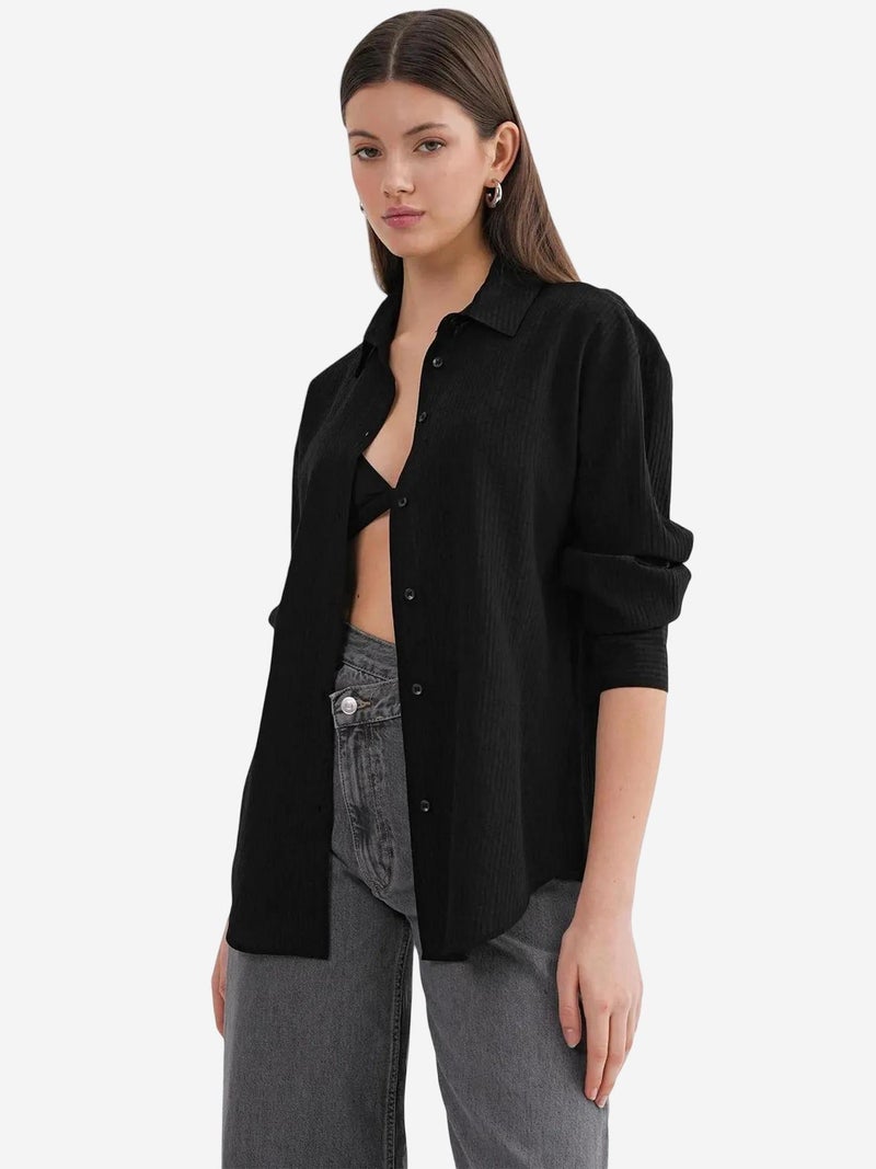 Mixray Relaxed Fit Poplin Shirt - Image 5