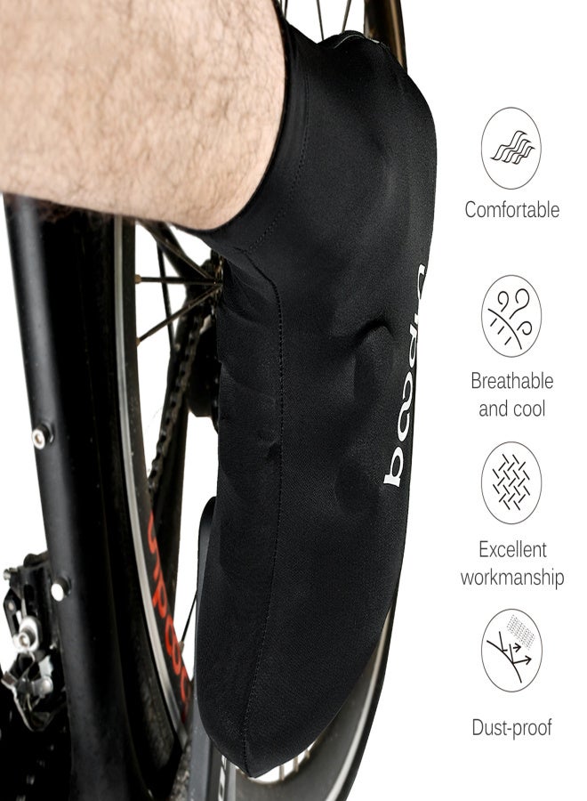 BOODUN Cycling Shoes Cover Zippered Bicycle Overshoes Easy Wear on Take Off for Men Women Road Mountain Bike Booties - Image 3