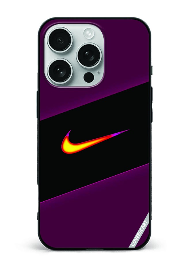 Protective Case Cover For Apple iPhone 16 Pro Max Nike Design Multicolour