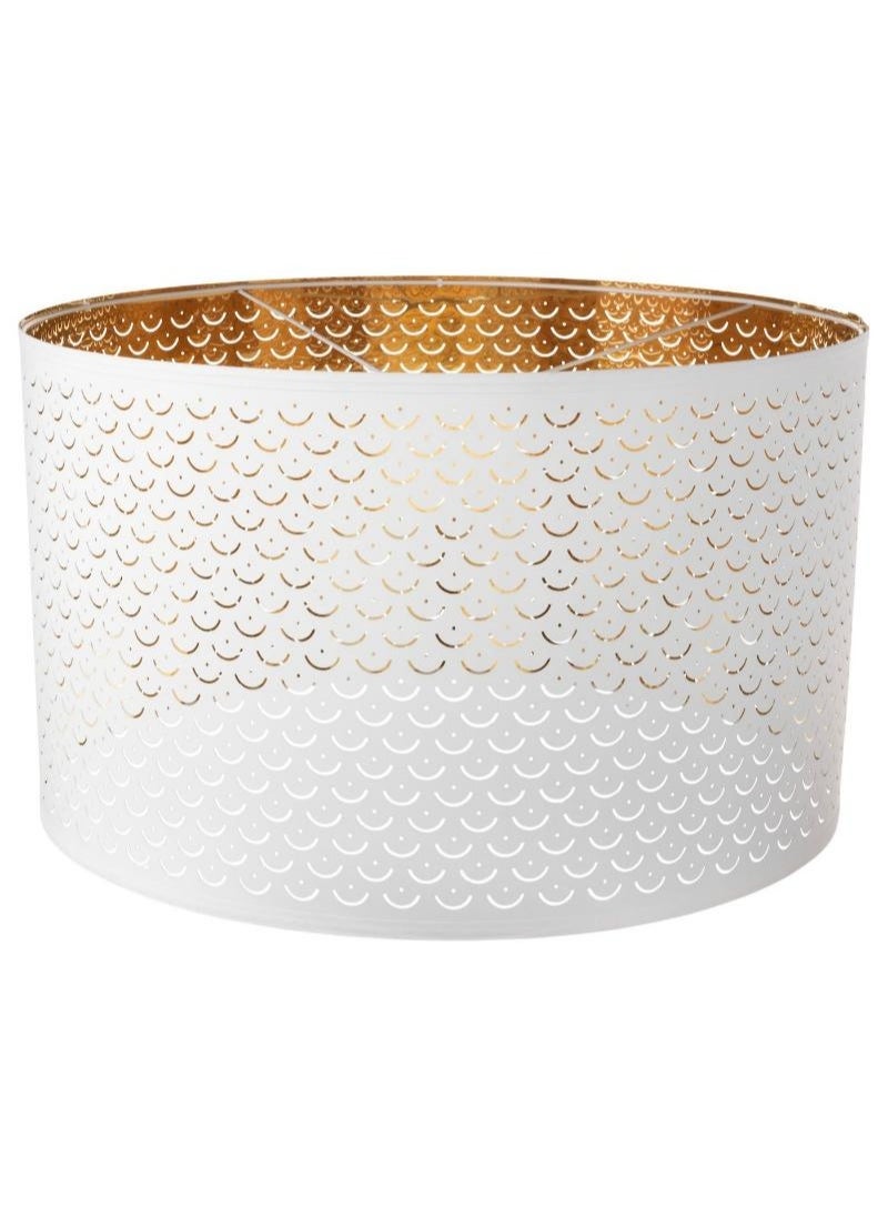 Generic Nymoe Lamp Shade White Brass Colour 59 Cm 