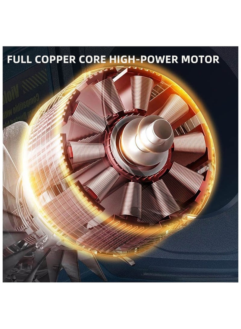 BlueFire Violent Fan F019 Cordless Turbo Jet Fan – 1000W Powerful Turbine Air Blower with Adjustable Wind Speed up to 45 m/s, 18V Li-Ion Battery Compatible with Makita/Bosch/Milwaukee/Dewalt – Portable Electric Air Duster for Keyboard, Computer, Car Cleaning, Camping & Outdoor Use - Image 3