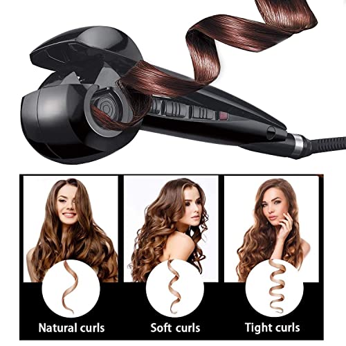 Mysticoal Professional Pro Perfect Ladies Curl Secret Hair Curler Roller Curly Hair Machine with Revolutionary Automatic Curling Technology For Women Girls (Multicolour) (Hair Curler Machine A) - Image 3