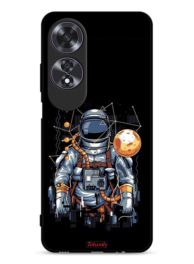 Tolwak Oppo A60 Protective Case Cover Astronaut Abstract Art - Image 1