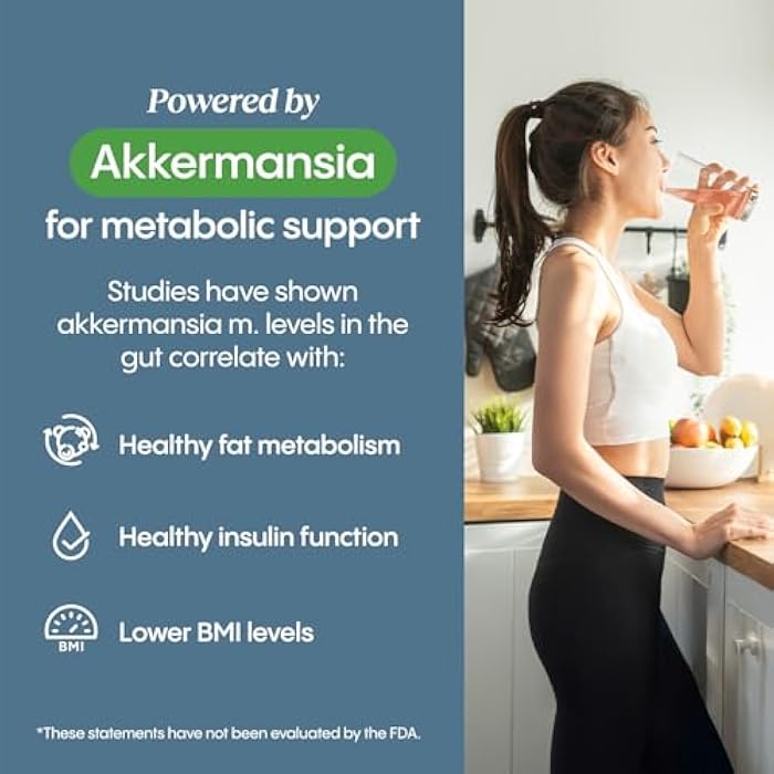 Hydralyte Plus Metabolic Support - GLP-1 Weight Loss Management and Gut Health - 5in1 Probiotic Blend - Akkermansia Muciniphila + Prebiotic Fiber + Electrolytes - Sugar Free (30 Packets) - Image 4