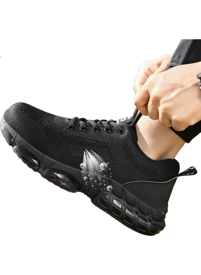Jingtu Men'S Summer Breathable Steel Toe Cap Anti-Smashing Anti-Piercing Safety Work Shoes 3033T Size 43 - Image 3