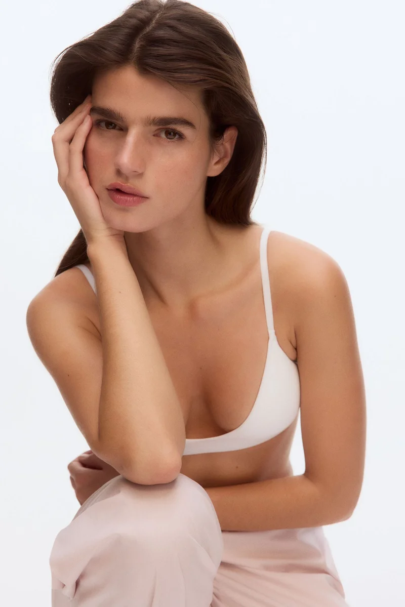 اتش اند ام حمالة صدر ناعمة مبطنة بدون درزات