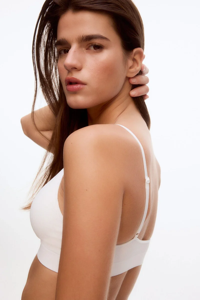 اتش اند ام حمالة صدر ناعمة مبطنة بدون درزات