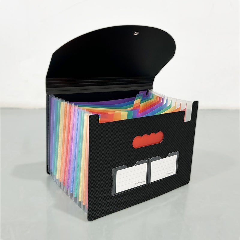 A4 Folder Organ Bag Large Capacity 13/25 Layer Data Book Student Examination Paper Folder Can Be Vertical Storage File Bag - Image 1