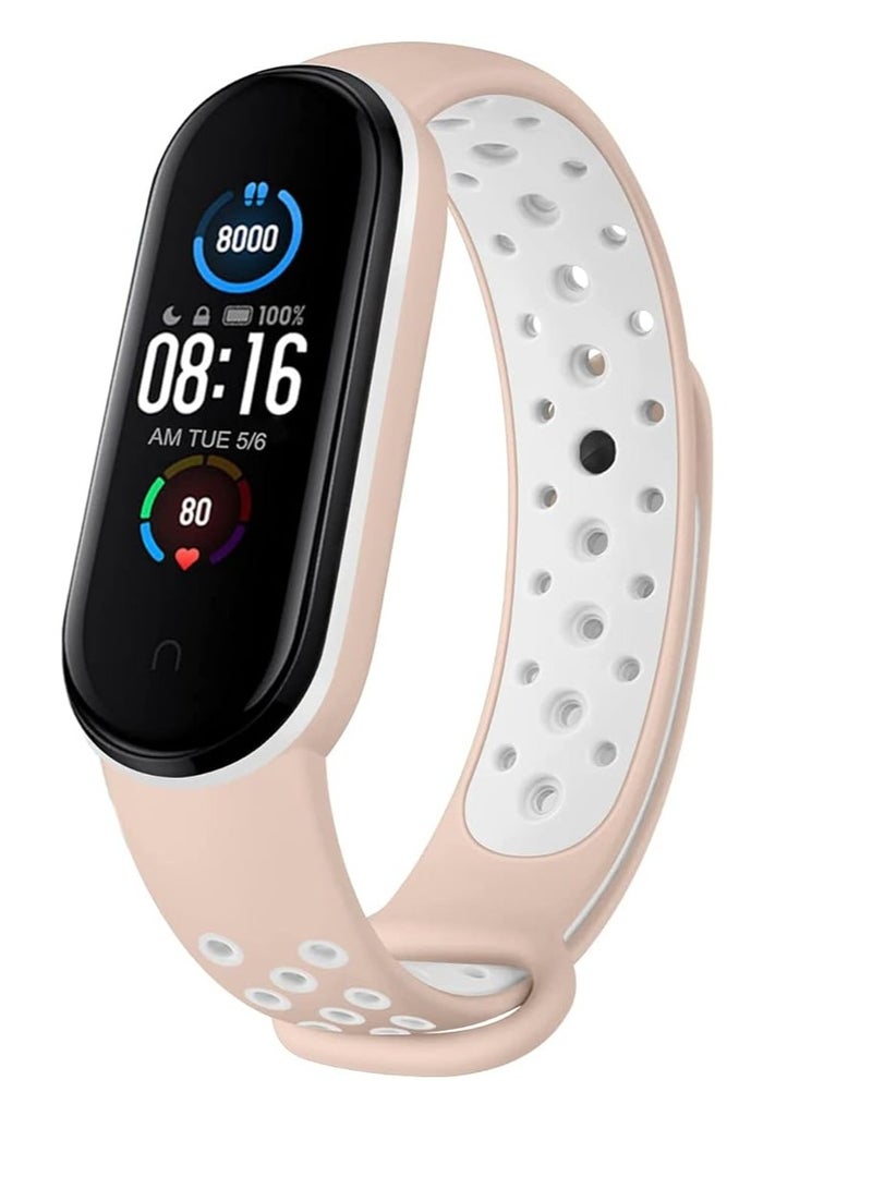 Breathable Silicone Sport Replacement Strap For Xiaomi Mi Band 3 / 4 - Image 1