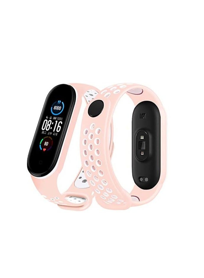 Breathable Silicone Sport Replacement Strap For Xiaomi Mi Band 3 / 4 - Image 2