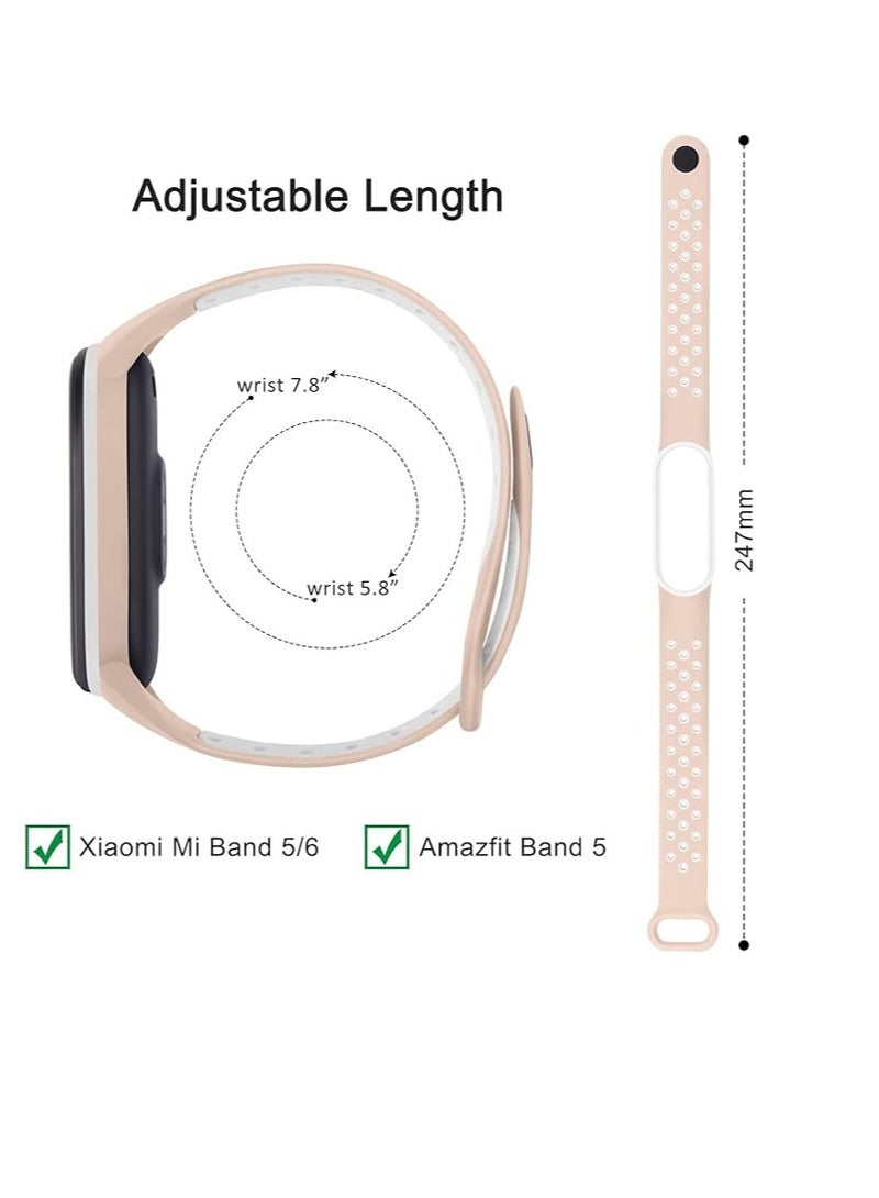 Breathable Silicone Sport Replacement Strap For Xiaomi Mi Band 3 / 4 - Image 4