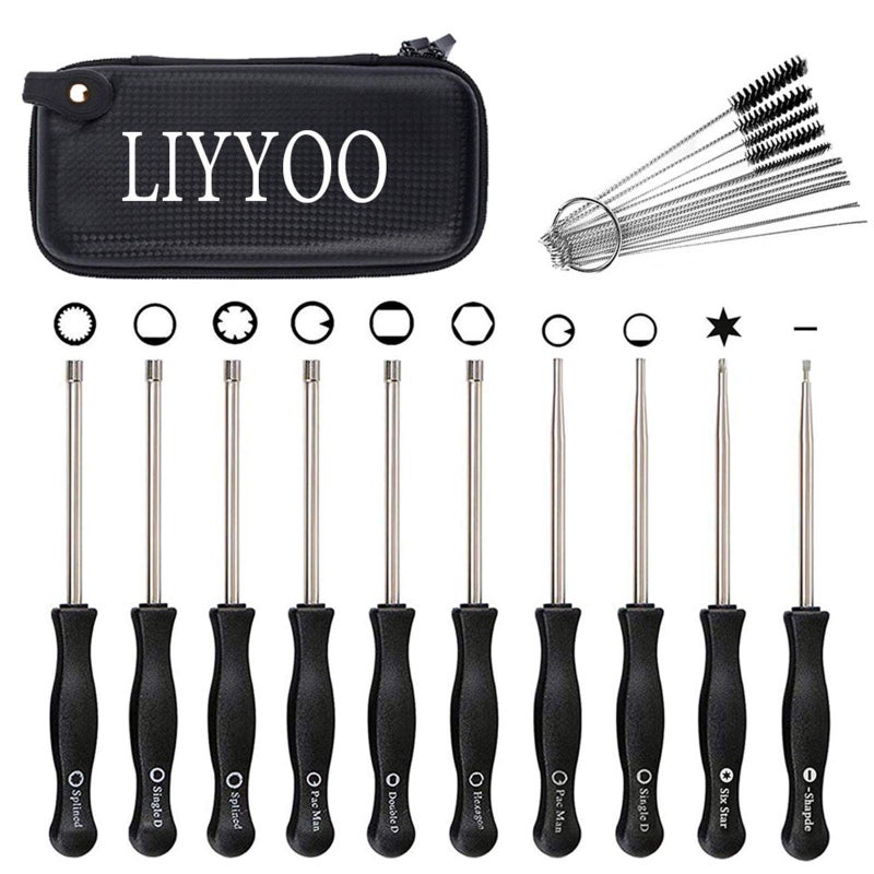LIYYOO carburetor adjustment screwdriver tools cleaning brush needle kit for Common 2 Cycle Carburator Small Engine Carburetor Adjusting Tool - Image 1