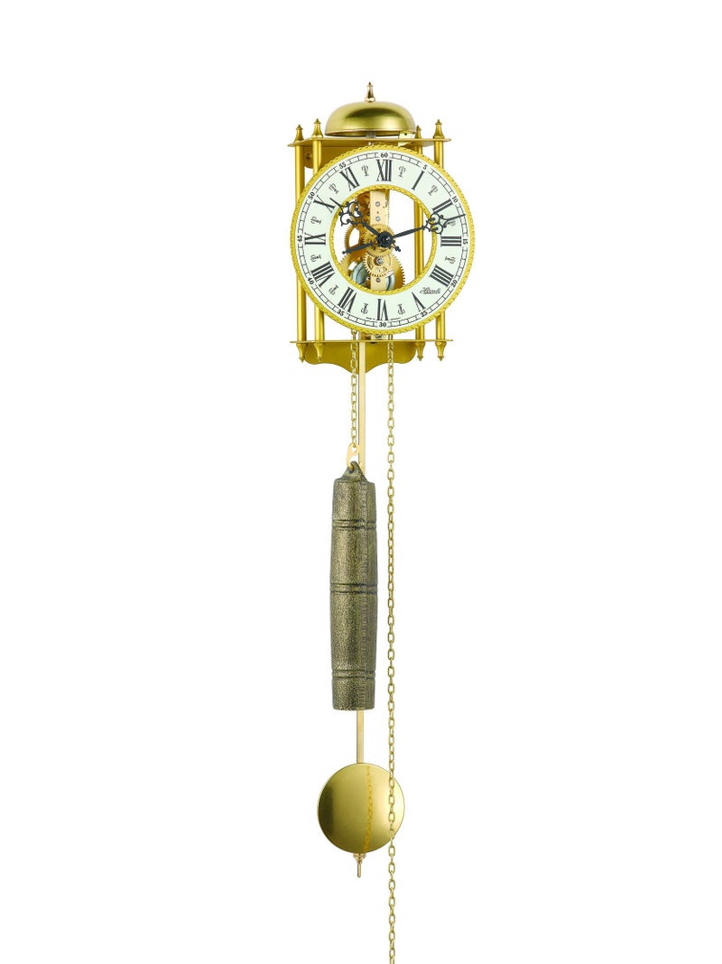 Hermle Antique Style Mechanical Skeleton Wall Clock with Hour Strike 70332-000711 - Image 4