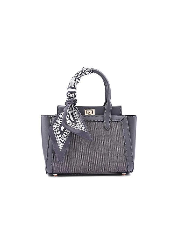Cuple Grey Urban Curve Shoulder Bag for Women | Best Price UAE