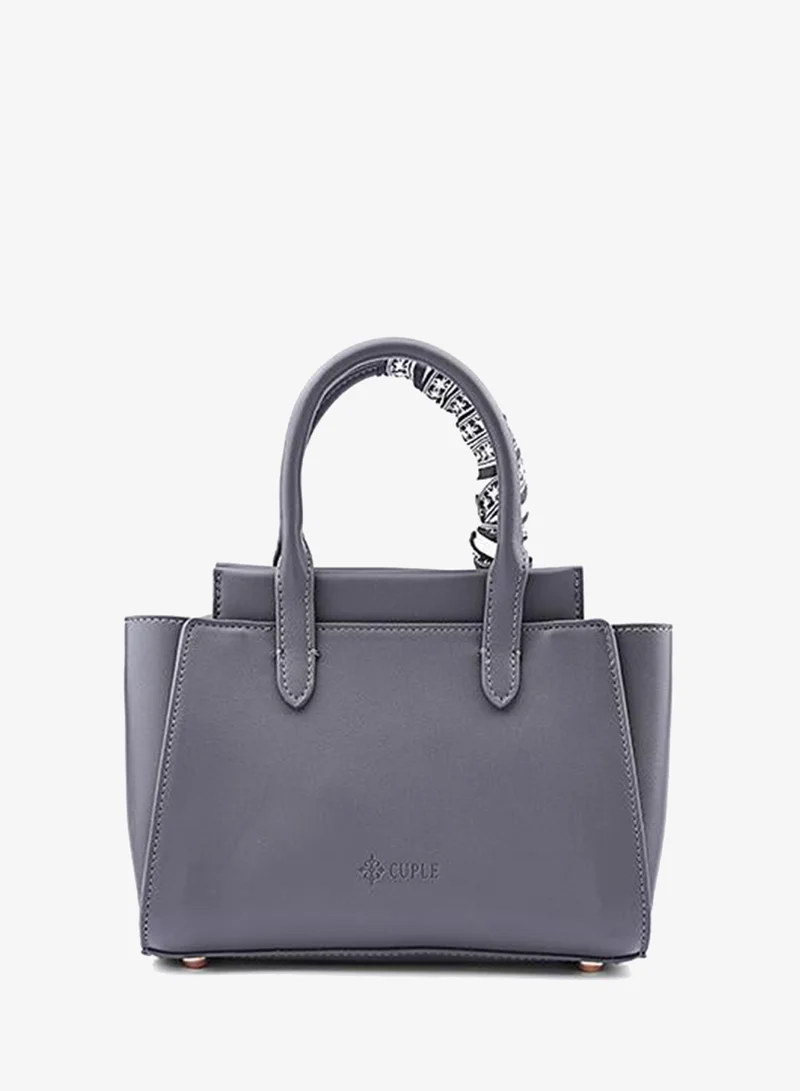 Cuple Grey Urban Curve Shoulder Bag for Women | Best Price UAE