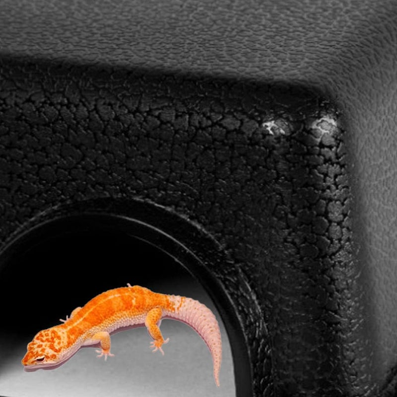 Hide Box Small Animal Hideaway Hides with Textured Help Peeling for Lizards - Image 3