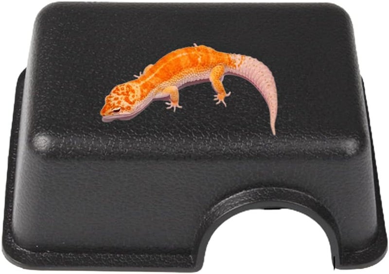 Hide Box Small Animal Hideaway Hides with Textured Help Peeling for Lizards - Image 2