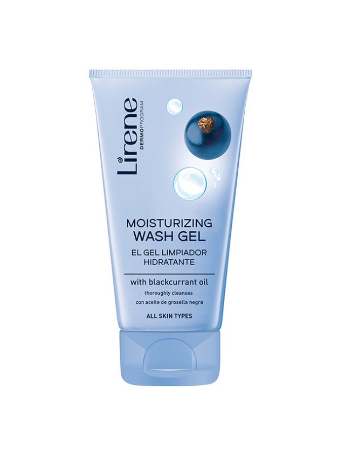 Lirene Moisturizing Wash Gel Blackcurrant Oil 150ml