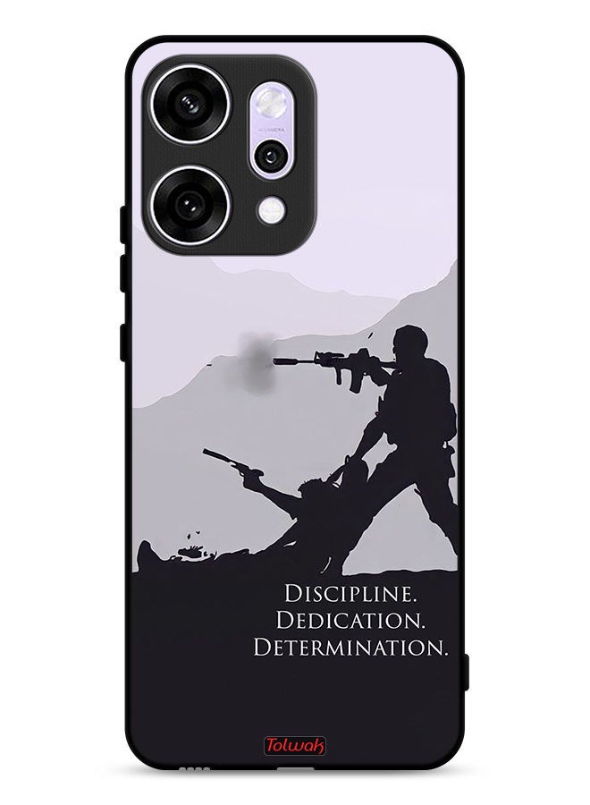 Tolwak Oppo Reno14 Pro Protective Case Cover Discipline Dedication Determination - Image 1