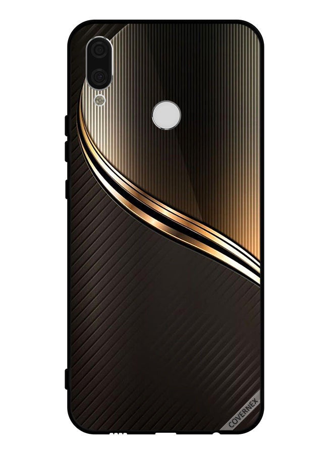 Covernex غطاء حماية لهاتف هواوي نوفا 3i بنمط سرقة ذهبي داكن - Image 1