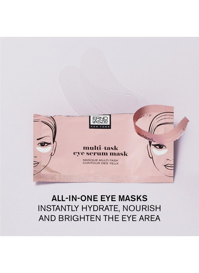 ERNO LASZLO - Multitask Serum Eye Mask Hydrate And Nourish Undereye Patches To Help Improve Puffiness Fine Lines And Dark Circles Set Of 6 Masks 0.15 Fl Oz Each - Image 1