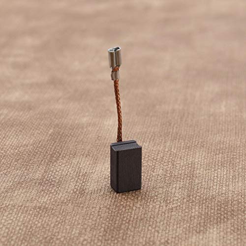 Micro Traders تجار ميكرو 2 زوج من فرش الكربون 6x8x13 مم لآلة التلميع الدوارة متوافقة مع RUPES LH 18 EN LH 18 ENS SL 42 A SL 42 AE - Image 5