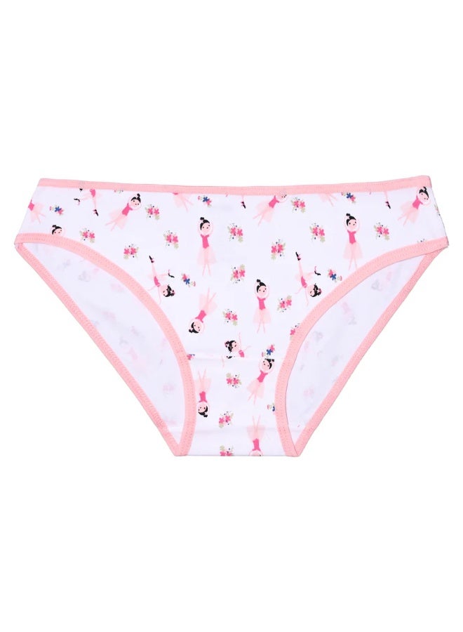 ميلك مجموعة من 3 قطع بيكيني حريمي، ملابس داخلية قطنية مطبوعة، مريحة وناعمة، تصميم أنيق للاستخدام اليومي - Image 4