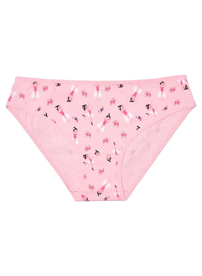 ميلك مجموعة من 3 قطع بيكيني حريمي، ملابس داخلية قطنية مطبوعة، مريحة وناعمة، تصميم أنيق للاستخدام اليومي - Image 2