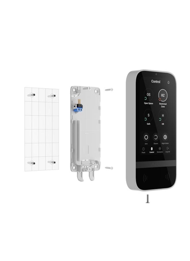 Ajax KeyPad TouchScreen - White | Easy & Secure Smart Security Keypad  - Image 5