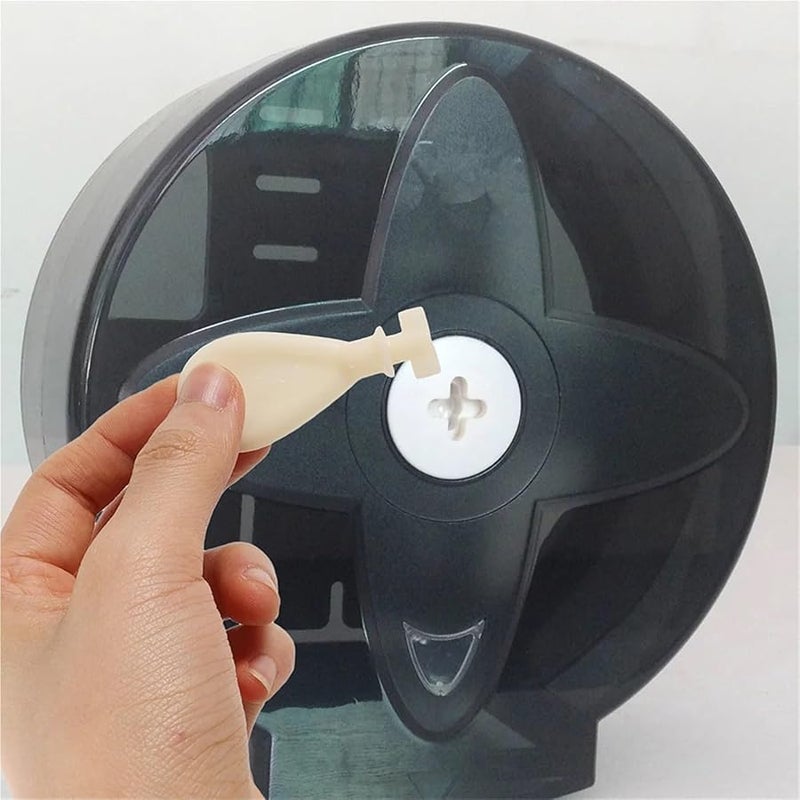 Universal Toilet Paper Dispenser Replacement Keys 24pcs Plastic Lock For Holder Bracket - Image 5