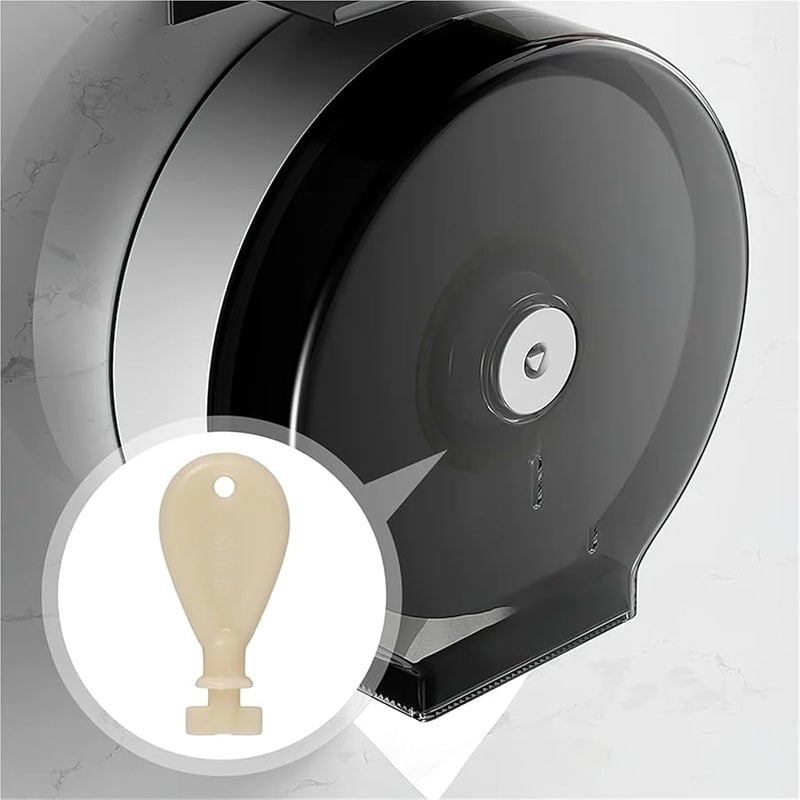 Universal Toilet Paper Dispenser Replacement Keys 24pcs Plastic Lock For Holder Bracket - Image 4