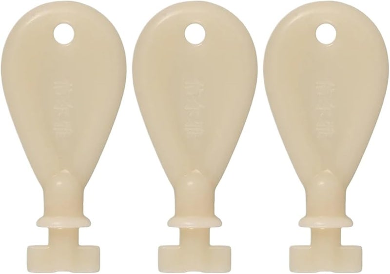 Universal Toilet Paper Dispenser Replacement Keys 24pcs Plastic Lock For Holder Bracket - Image 2