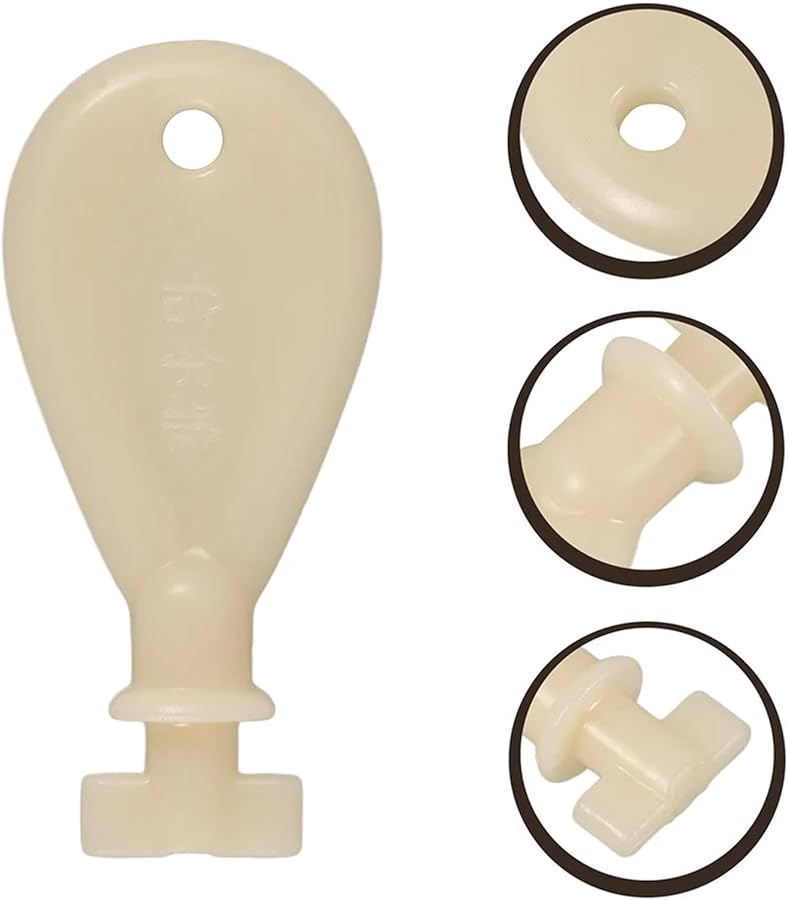 Universal Toilet Paper Dispenser Replacement Keys 24pcs Plastic Lock For Holder Bracket - Image 3