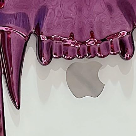 US LITE Shockproof Designer 3D Fangs Case for iPhone 15 | Metallic Chrome | Precise Cutouts | Anti-Scratch Grip | Full Camera Protection and Stylish Look - Purple - Image 5