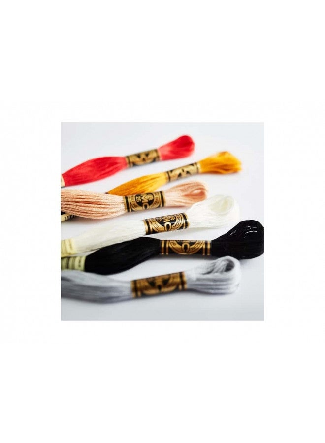 DMC 117-3771 Mouline Stranded Cotton Six Strand Embroidery Floss Thread, Light Terra Cotta, 8.7-Yard - Image 2