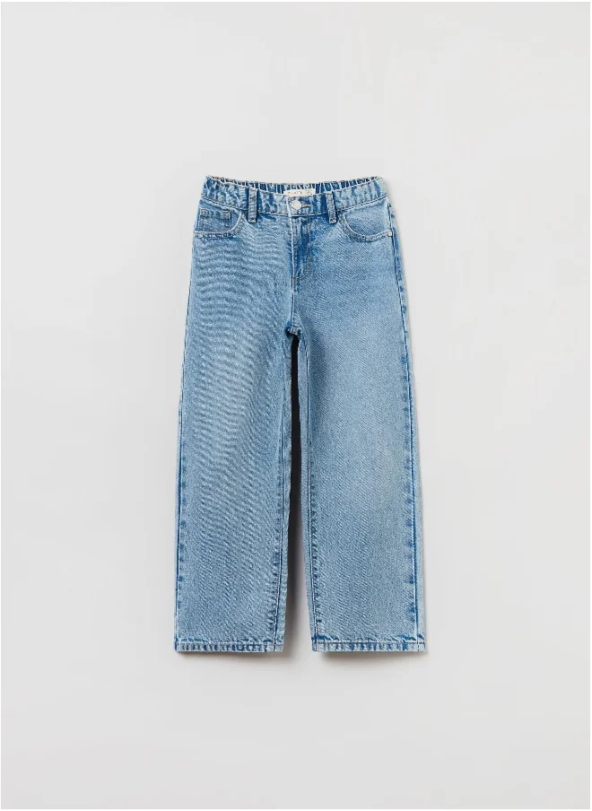 او في اس OVS Five-Pocket Culotte Jeans