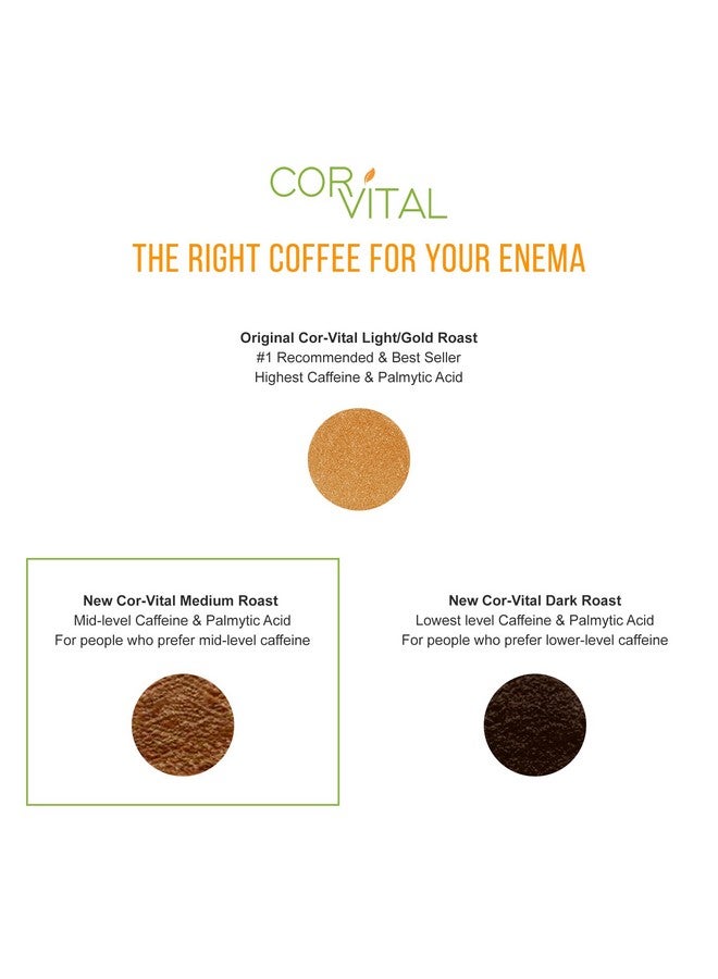 Cor-Vital Cor-Vital 1 LB. Medium Roast Organic Coffee Enema - Best Organic Coffee - GersonTherapy Approved - Image 2