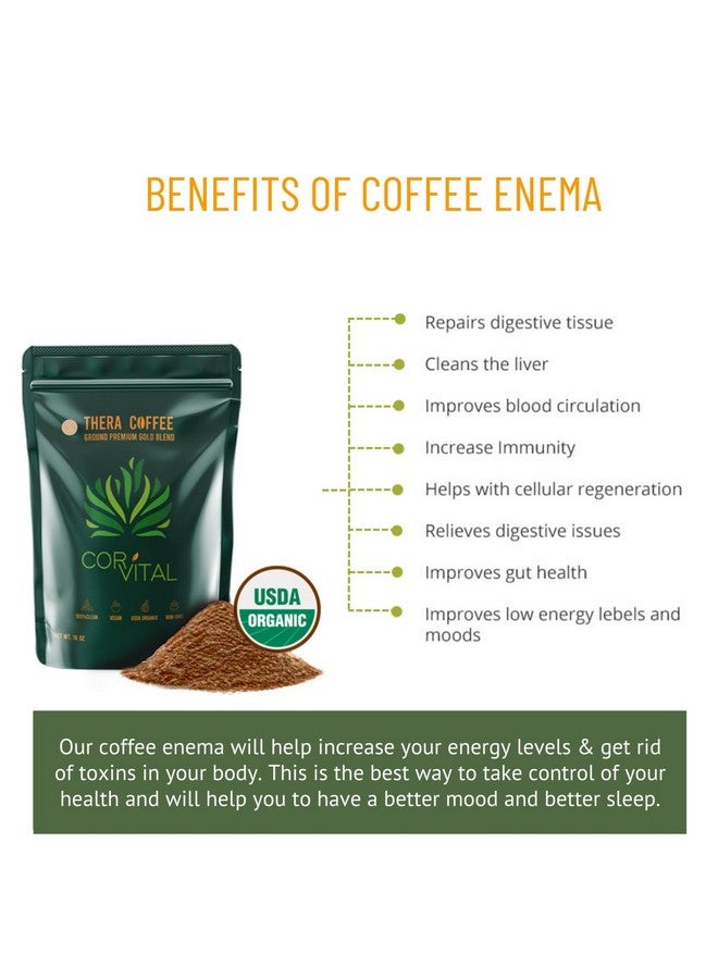 Cor-Vital Cor-Vital 1 LB. Medium Roast Organic Coffee Enema - Best Organic Coffee - GersonTherapy Approved - Image 3