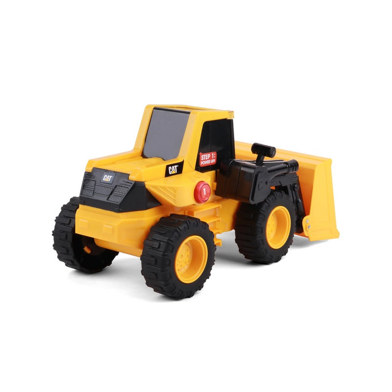 CAT Construction Toys  Construction 11.5"" Power Haulers Wheel Loader  Realistic Lights & Sounds  Motion Drive Technology  Working Features  and Interactive Play for Ages 3+ - Image 3