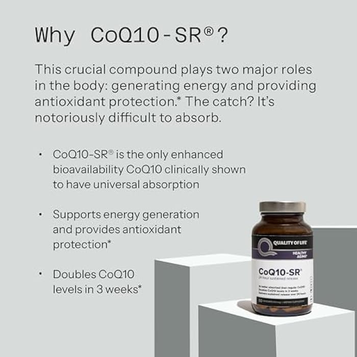 Quality of Life AHCC Kinoko Platinum Mushroom Extract, CoQ-10 SR Sustained Release Formula - Immune Support Healthy Aging Bundle - Image 5