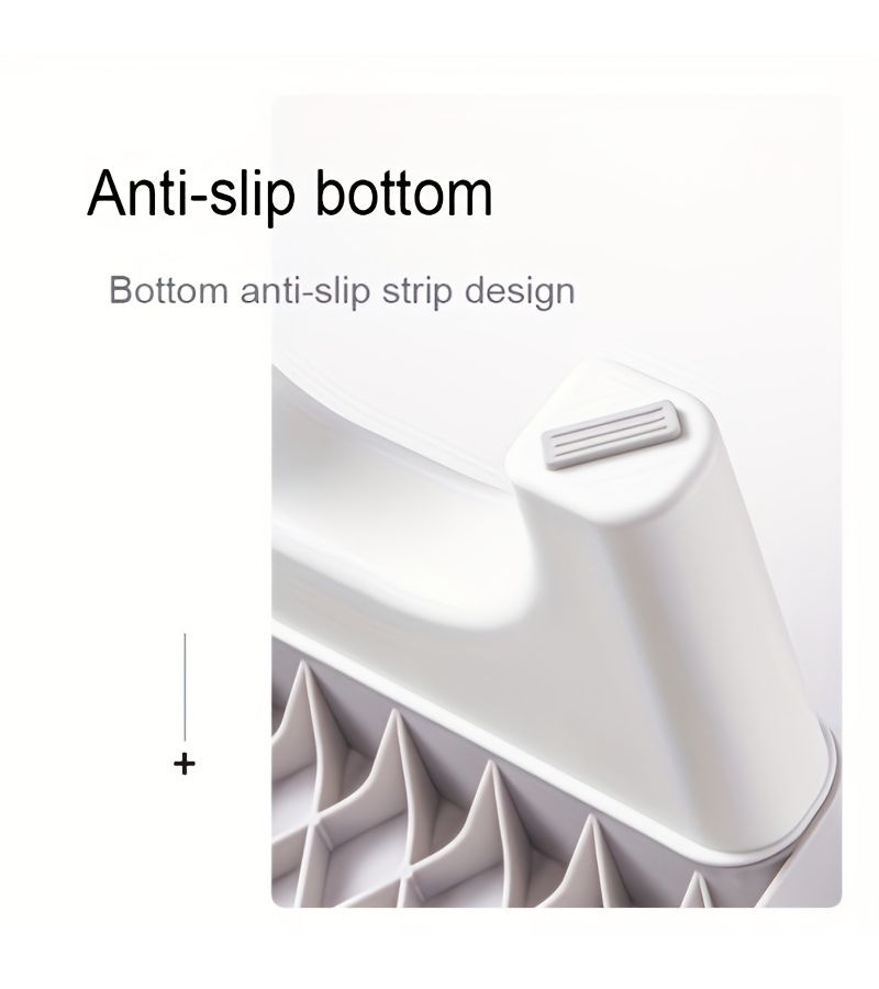 White Heavy Duty Toilet Stool With Extra Wide Base Ergonomic Footrest Non Slip Surface - Image 3