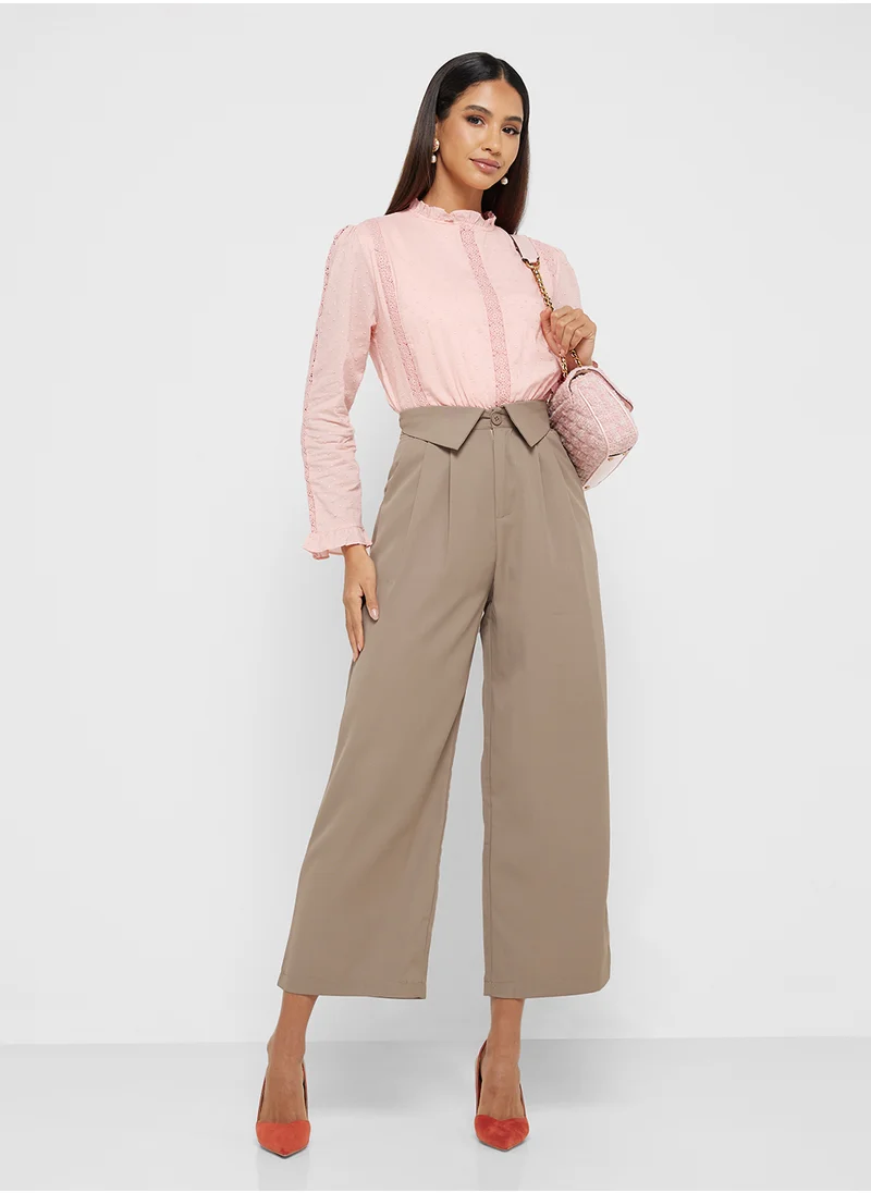 ايلا Waist Flap Detailed Pants