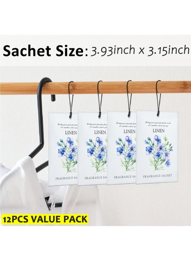 SODANEED Scented Sachets Bags 12 Pcs, Large Size Scented Sachet Air Freshener for Drawer and Closet, Long-Lasting Drawer deodorizers Fresh Scents, Home/Car Fragrance Sachet Product - Image 2