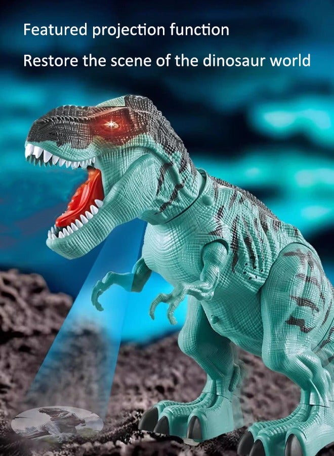 Dinosaur model toys Tyrannosaurus rex model Electric dinosaur toys Dinosaur toys that lay eggs With lighting and sound effects With projection - Image 4