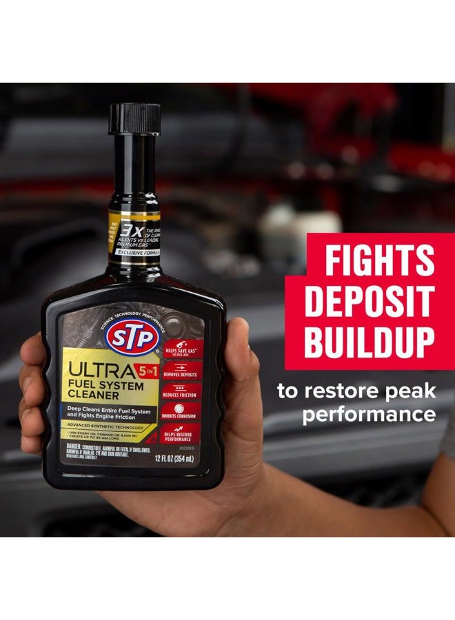 STP Ultra 5-in-1 Fuel System Cleaner and Fuel StabilizerÃ‚ (12 fl. oz.) - Image 3