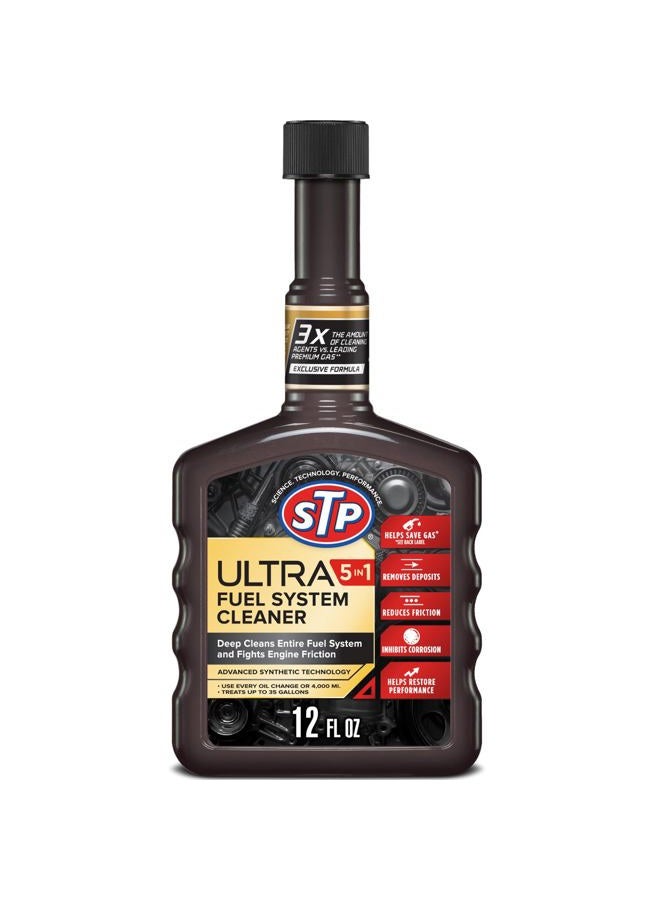 STP Ultra 5-in-1 Fuel System Cleaner and Fuel StabilizerÃ‚ (12 fl. oz.) - Image 1