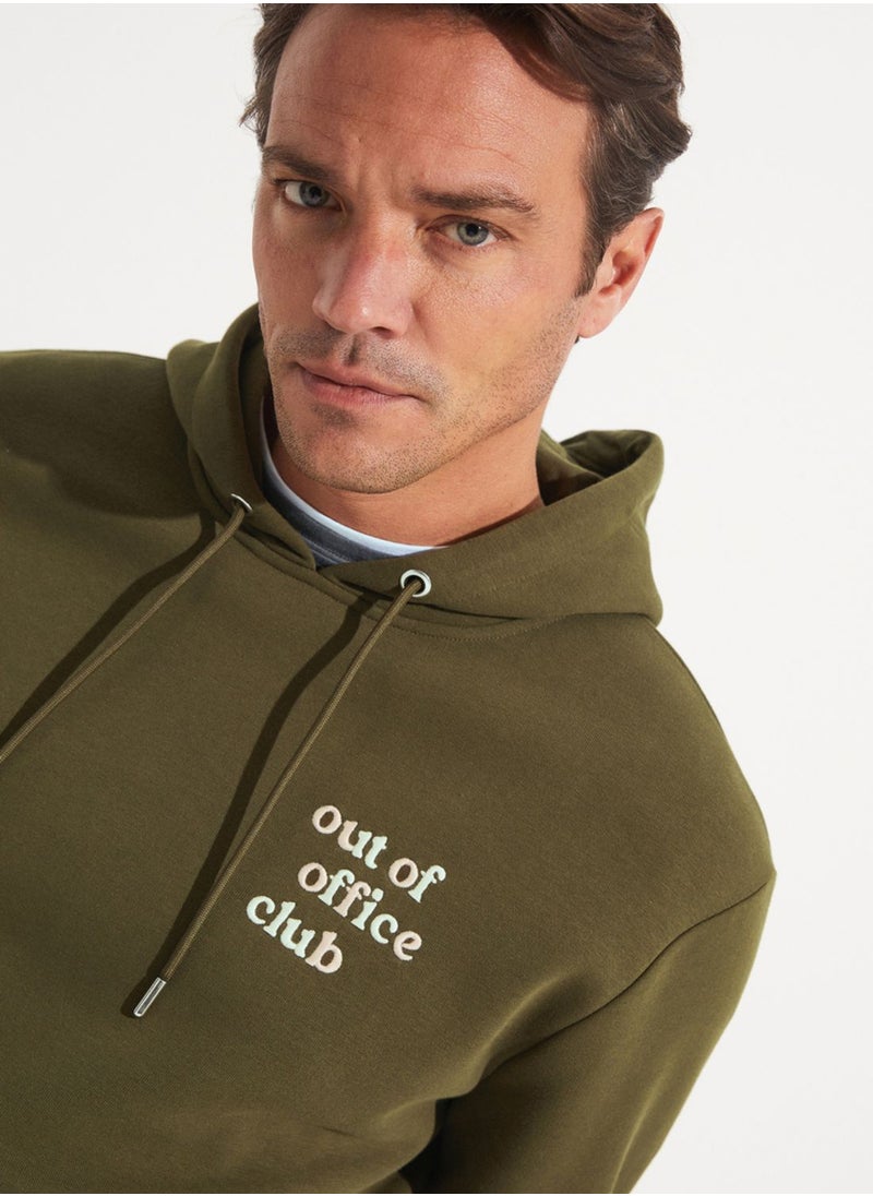 JUNE - Causal Kangaroo Pocket Hooded Sweatshirt - Image 1
