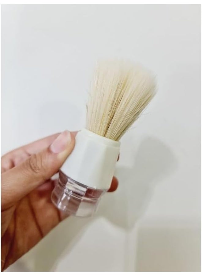 فرشاة حلاقة رجالية كلاسيكية – شعيرات ناعمة وكثيفة لتوزيع مثالي للرغوة وتجربة حلاقة احترافية – قطعة واحدة، اللون قد يختلف - Image 3