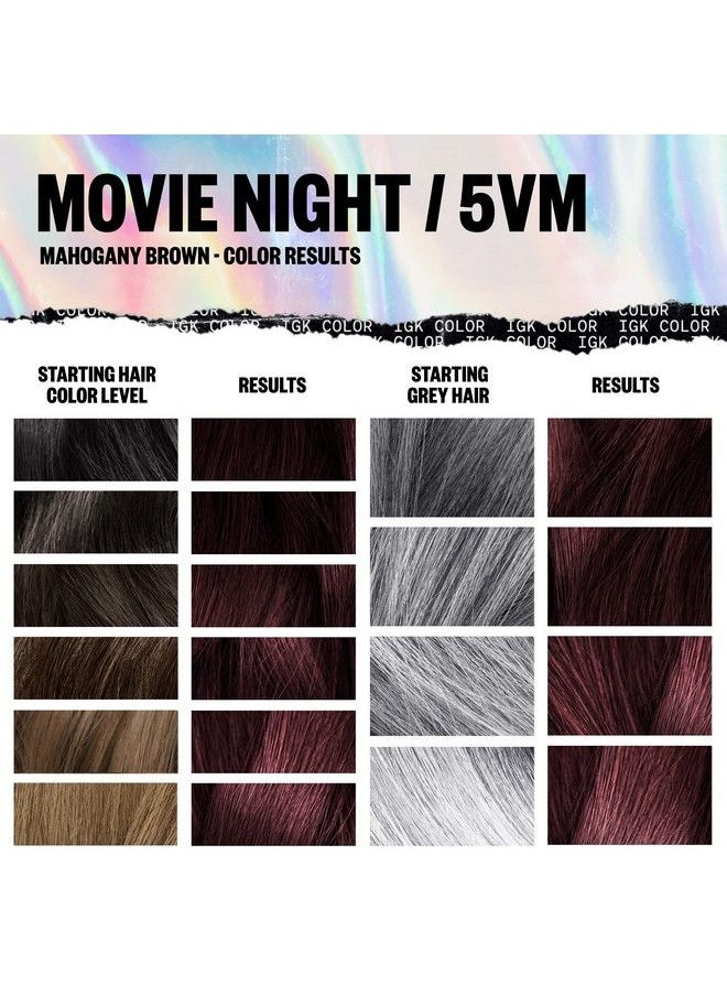 iGK Permanent Color Kit Movie Night Mahogany Brown 5Vm | Easy Application + Strengthen + Shine | Vegan + Cruelty Free + Ammonia Free | 4.75 Oz  - Image 5